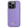Guess GUHCP14XPSFDGSU iPhone 14 Pro Max 6.7 fioletowy/purple hardcase Sequin Script Metal